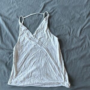Lululemon Strappy Tank in Light Gray sz 2